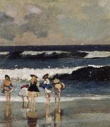 Winslow Homer Detail from on the Beach oil painting